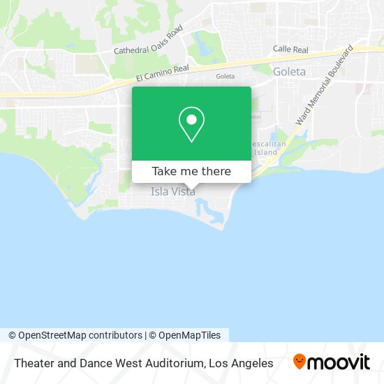 Theater and Dance West Auditorium map