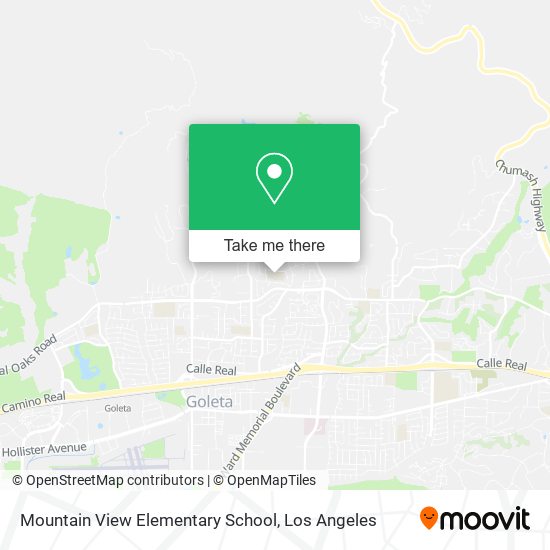 Mapa de Mountain View Elementary School
