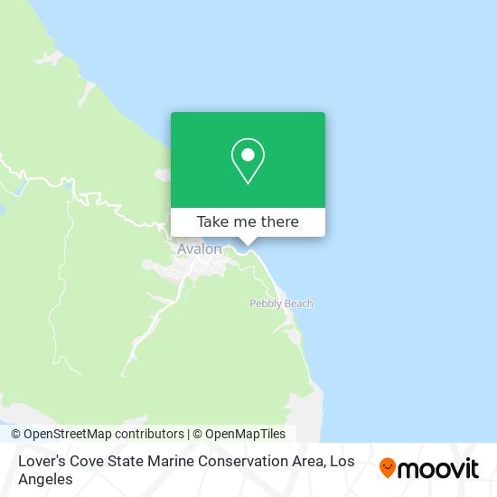 Mapa de Lover's Cove State Marine Conservation Area