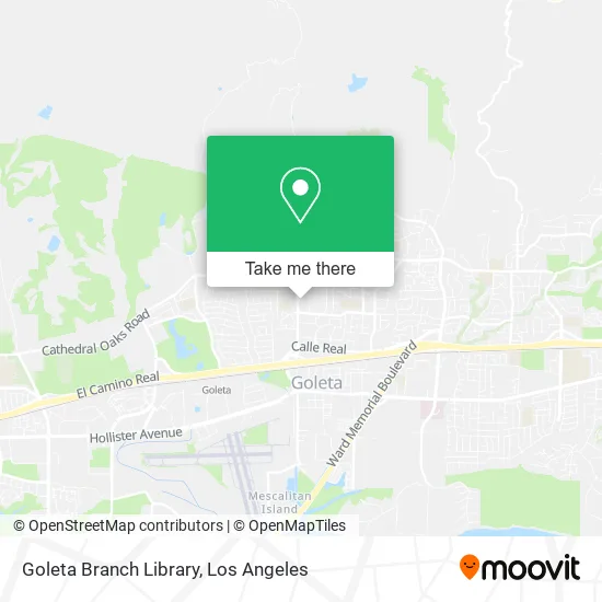 Mapa de Goleta Branch Library