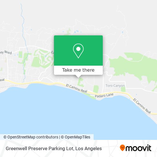 Greenwell Preserve Parking Lot map