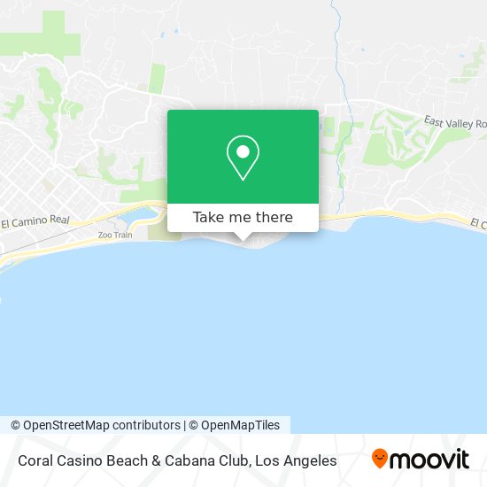 Coral Casino Beach & Cabana Club map