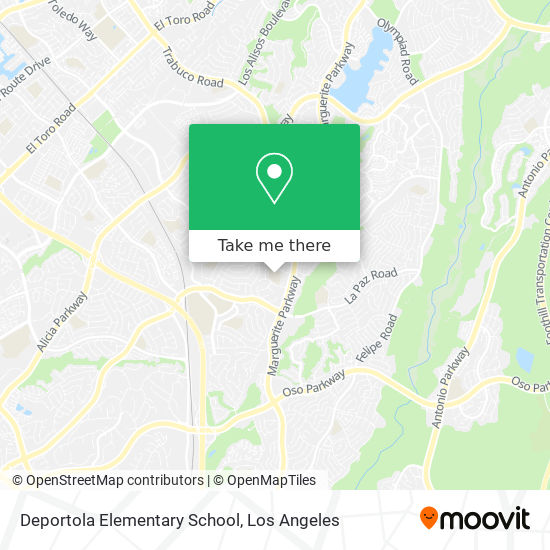 Deportola Elementary School map