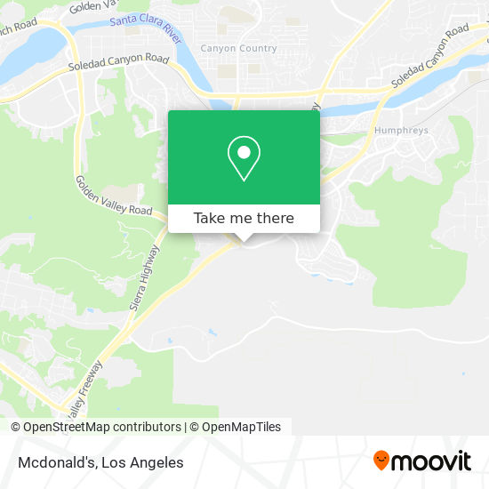 Mcdonald's map