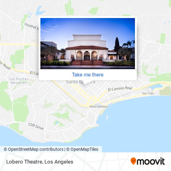 Mapa de Lobero Theatre