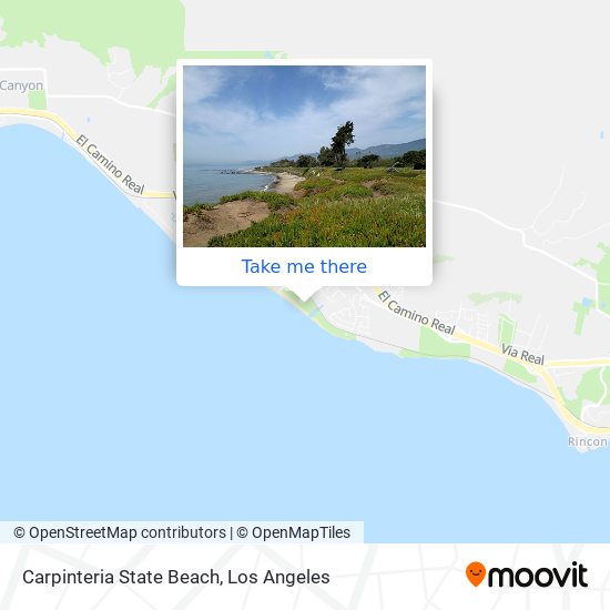 How to get to Carpinteria State Beach by Bus or Train