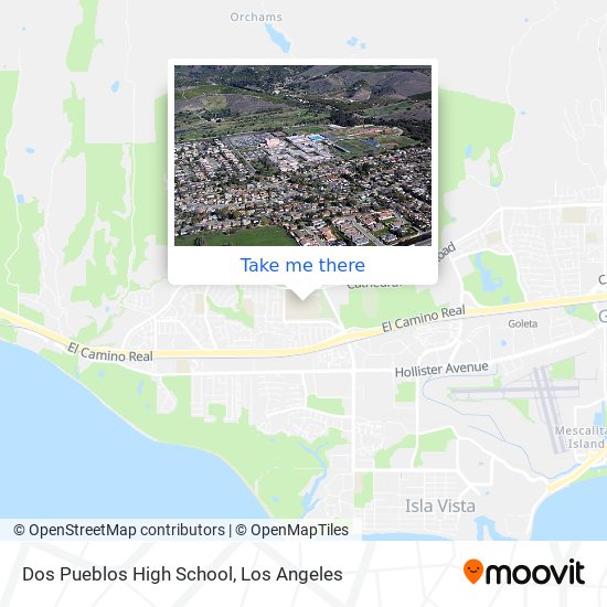 Mapa de Dos Pueblos High School