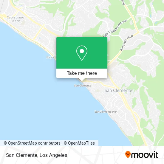 San Clemente map