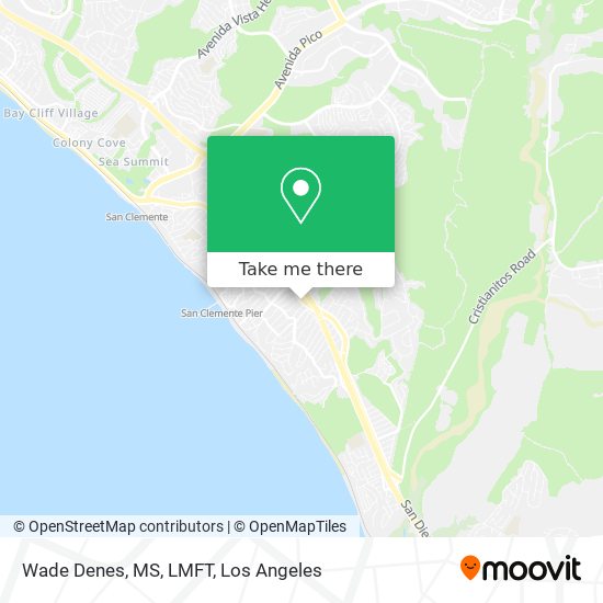 Wade Denes, MS, LMFT map