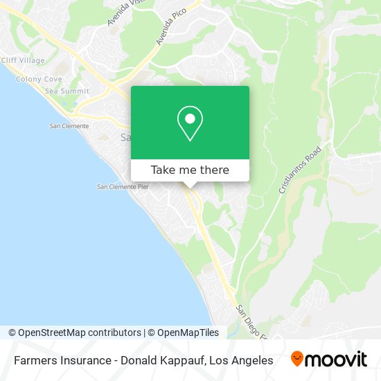 Farmers Insurance - Donald Kappauf map