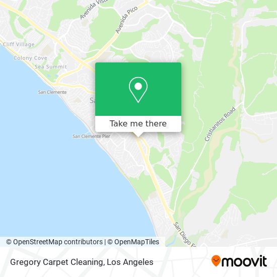 Mapa de Gregory Carpet Cleaning