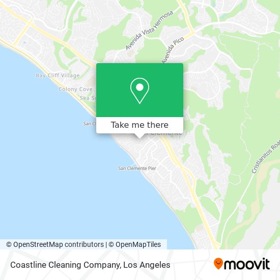 Coastline Cleaning Company map