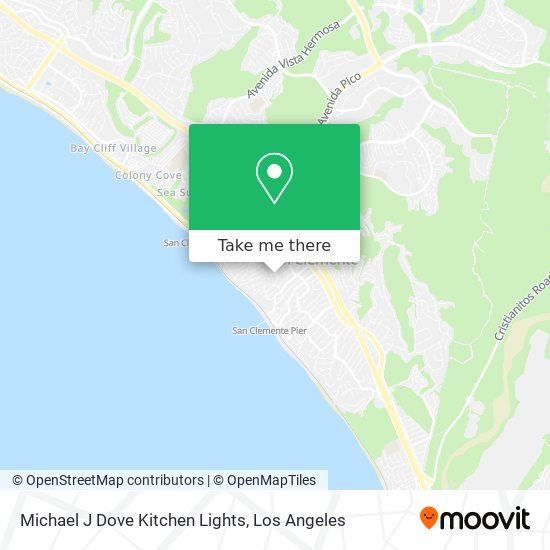 Michael J Dove Kitchen Lights map