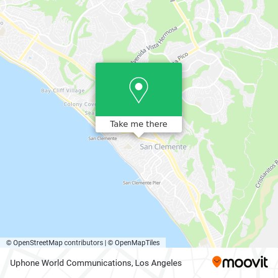 Mapa de Uphone World Communications