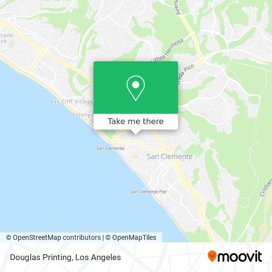 Douglas Printing map