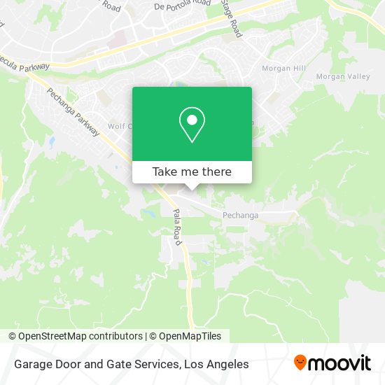 Garage Door and Gate Services map