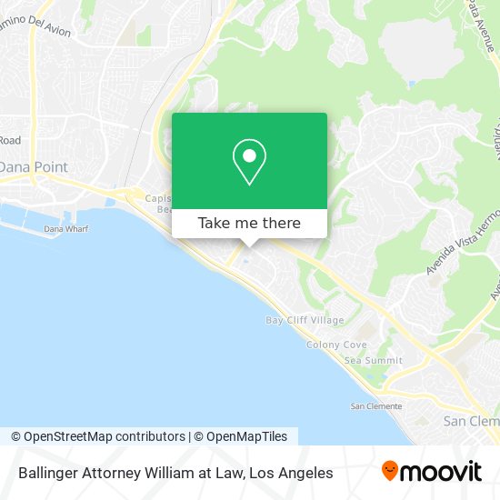 Mapa de Ballinger Attorney William at Law