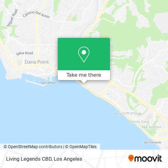 Living Legends CBD map