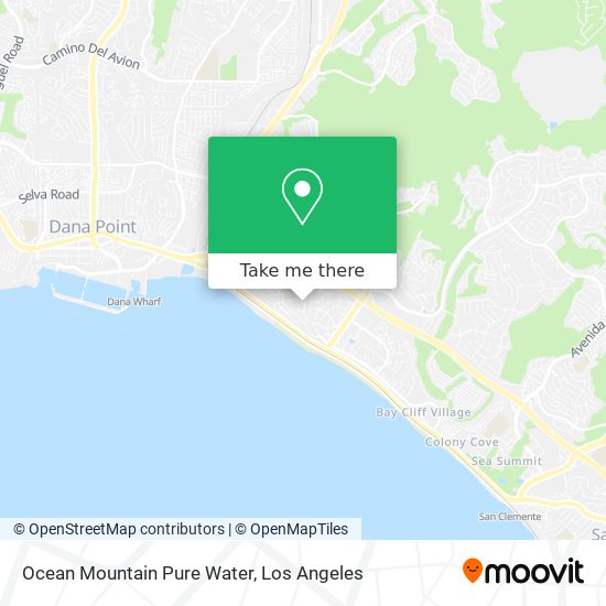 Ocean Mountain Pure Water map