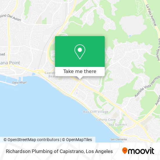 Mapa de Richardson Plumbing of Capistrano