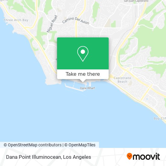 Mapa de Dana Point Illuminocean