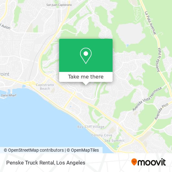 Mapa de Penske Truck Rental