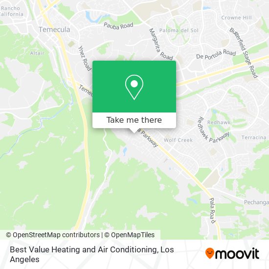 Best Value Heating and Air Conditioning map