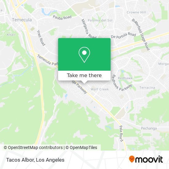 Tacos Albor map