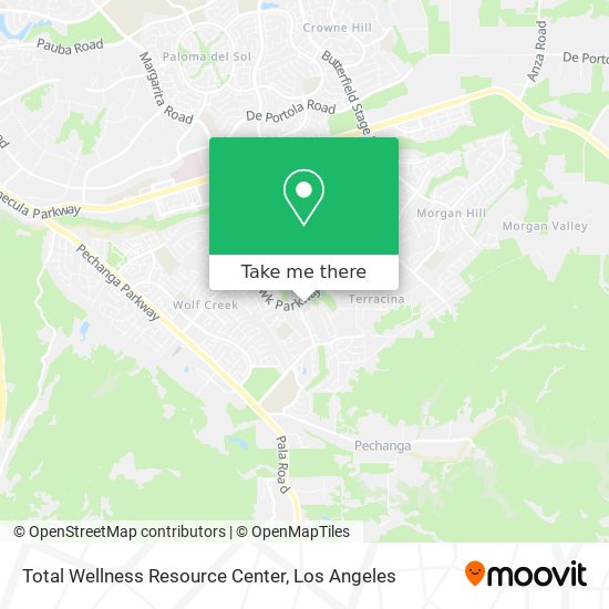 Total Wellness Resource Center map