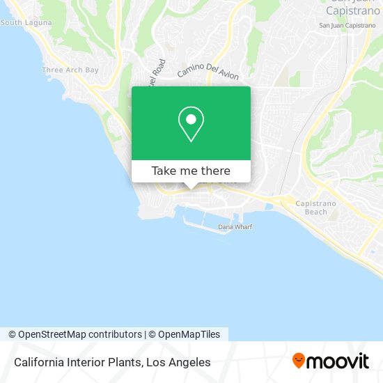 California Interior Plants map