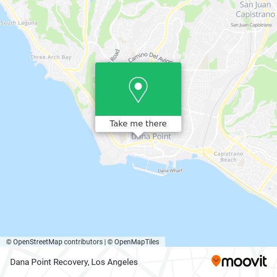 Mapa de Dana Point Recovery