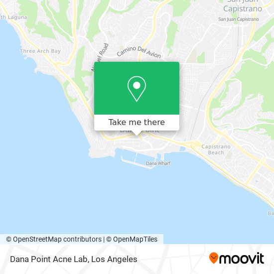 Mapa de Dana Point Acne Lab