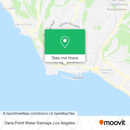 Mapa de Dana Point Water Damage