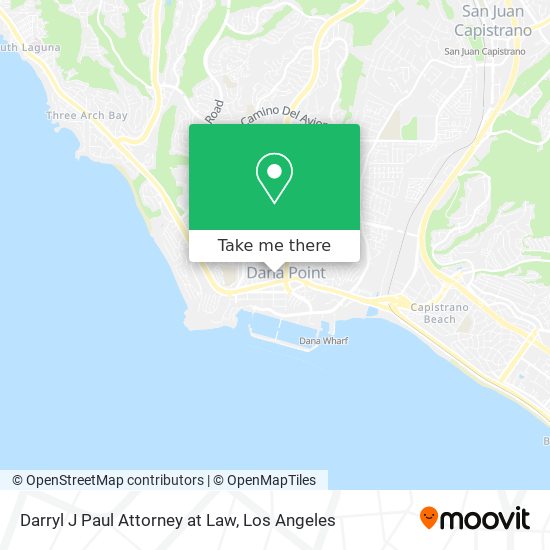 Mapa de Darryl J Paul Attorney at Law