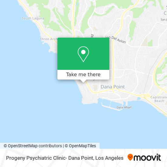 Mapa de Progeny Psychiatric Clinic- Dana Point