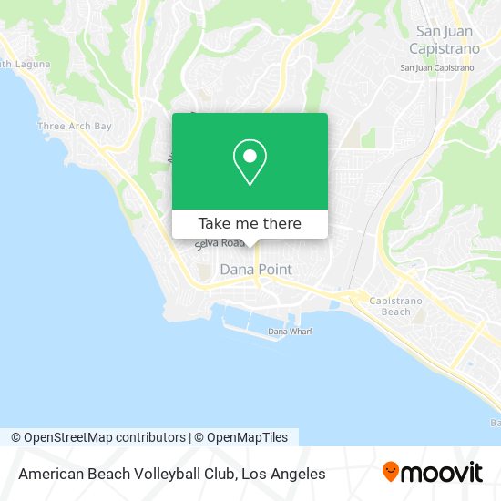 Mapa de American Beach Volleyball Club