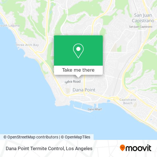 Dana Point Termite Control map