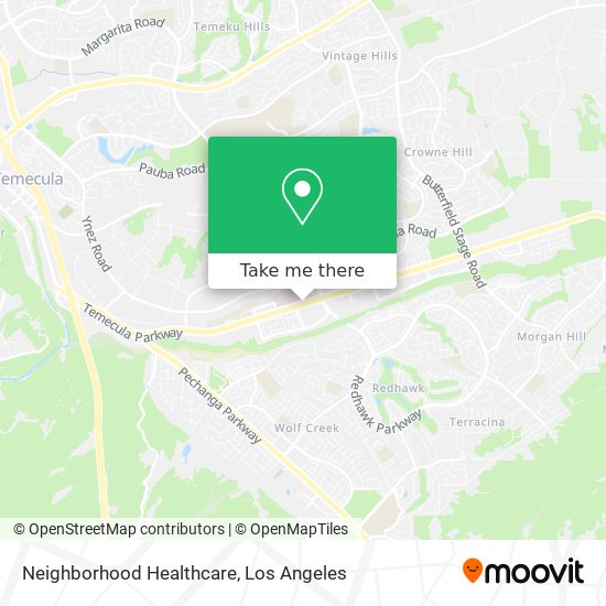 Neighborhood Healthcare map