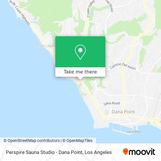 Mapa de Perspire Sauna Studio - Dana Point