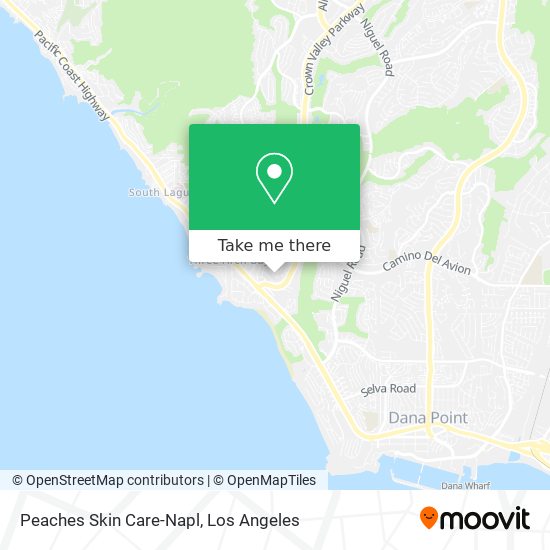 Peaches Skin Care-Napl map