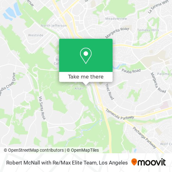 Robert McNall with Re / Max Elite Team map