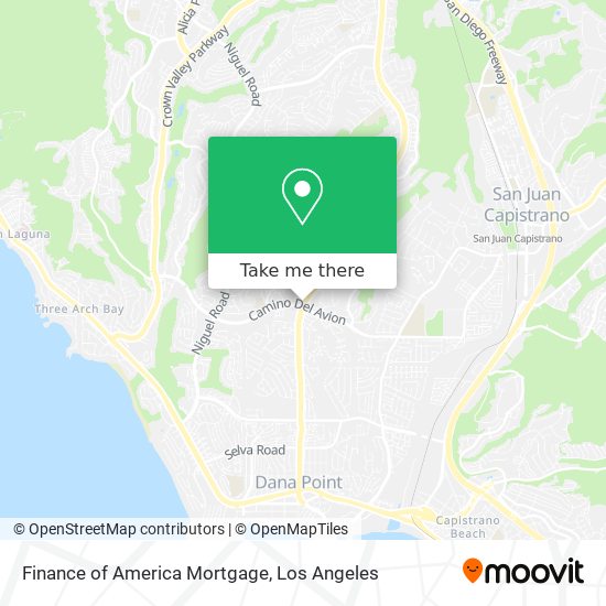 Mapa de Finance of America Mortgage