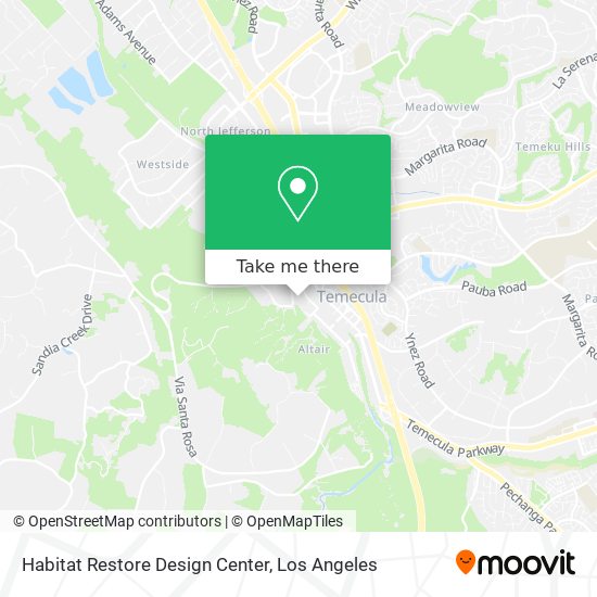 Mapa de Habitat Restore Design Center