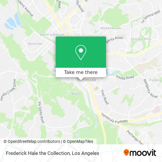 Frederick Hale the Collection map