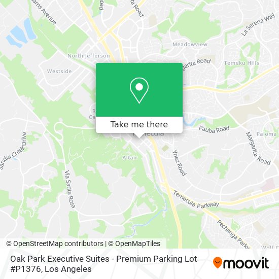Oak Park Executive Suites - Premium Parking Lot #P1376 map