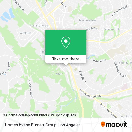 Mapa de Homes by the Burnett Group