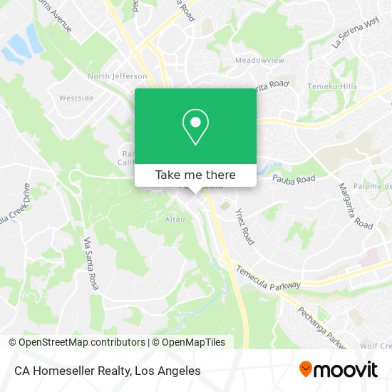 CA Homeseller Realty map