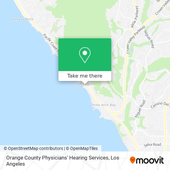 Orange County Physicians' Hearing Services map