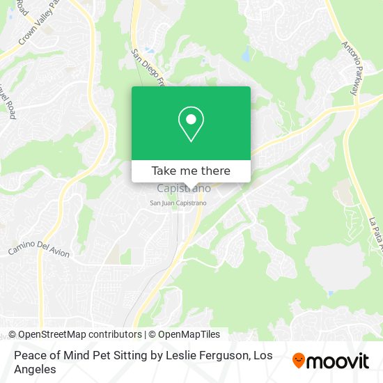 Mapa de Peace of Mind Pet Sitting by Leslie Ferguson