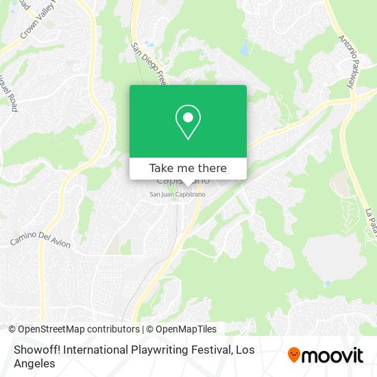 Mapa de Showoff! International Playwriting Festival